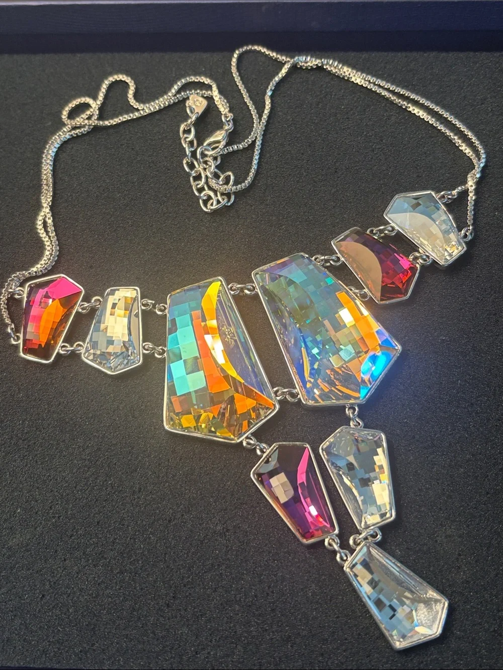 Amazing Vintage Authentic Swarovski Statement necklace and earrings.
